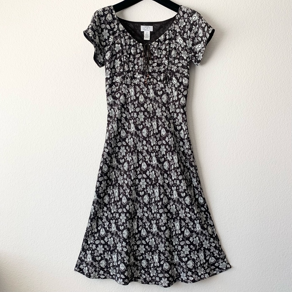 Y2k milkmaid ditsy floral sundress
